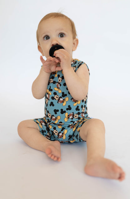 Vintage Mickey Shorty Tank Romper