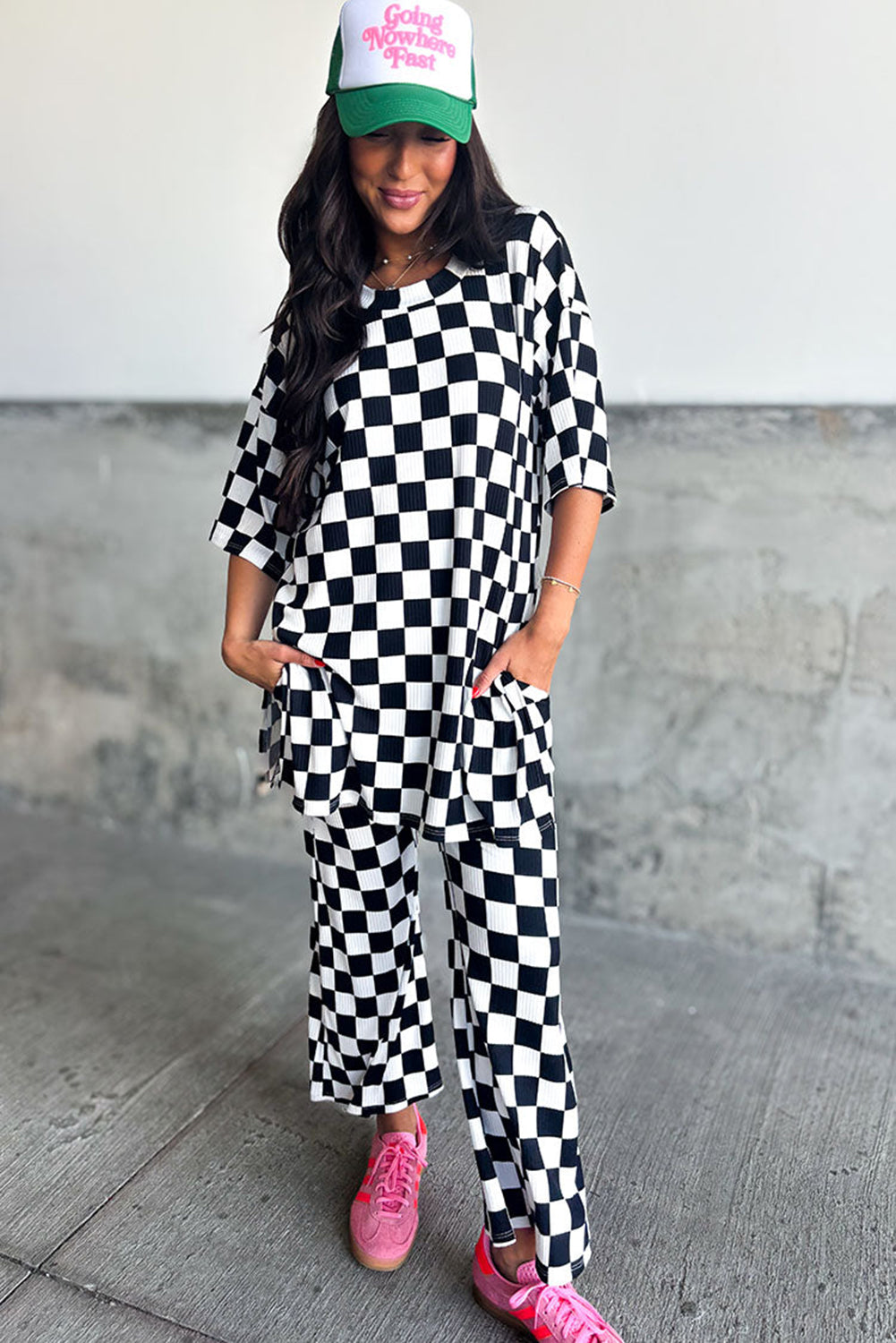 Black Checkered Set