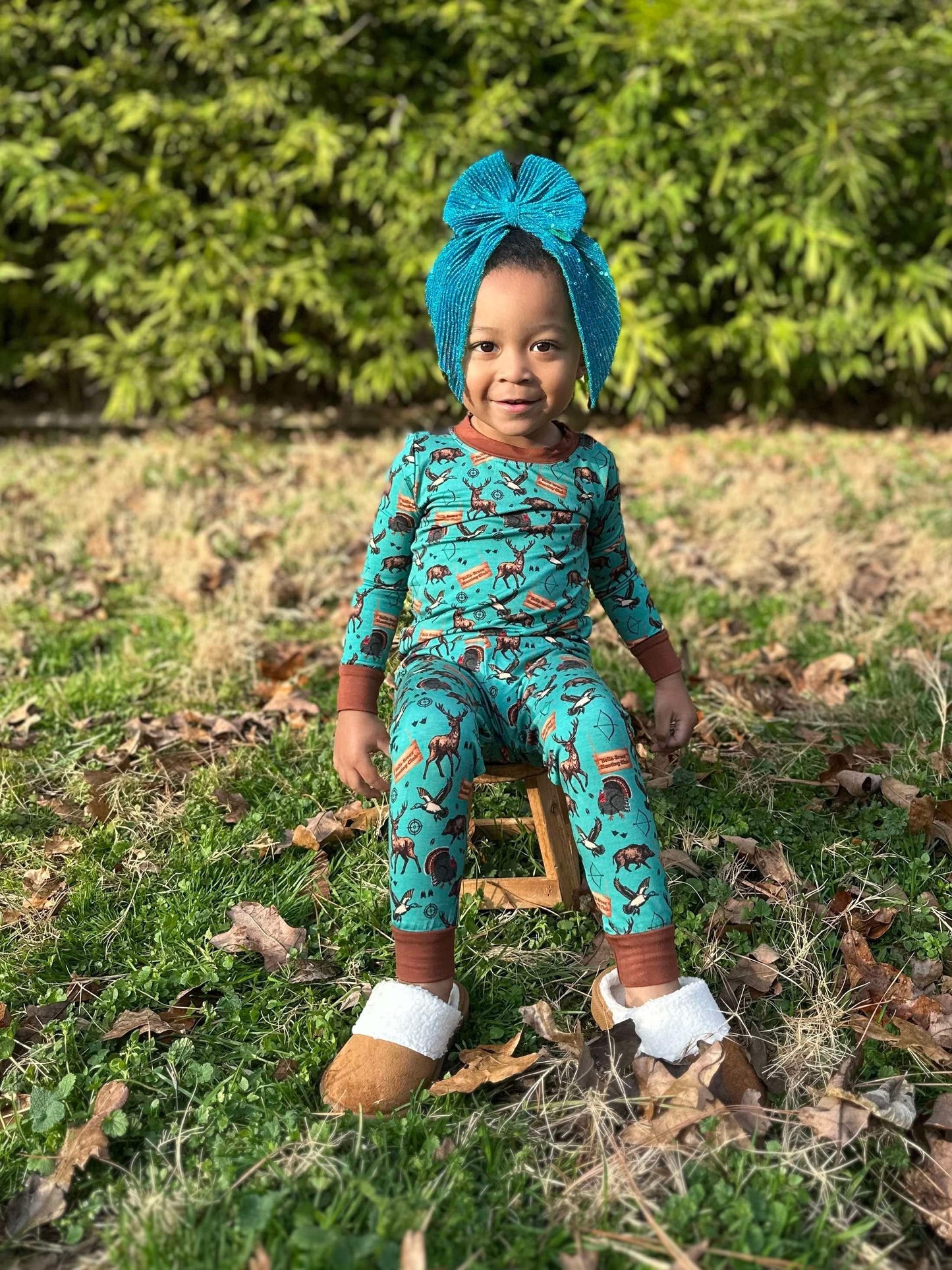 TEAL Bella-Breez Hunting Club Bamboo Set