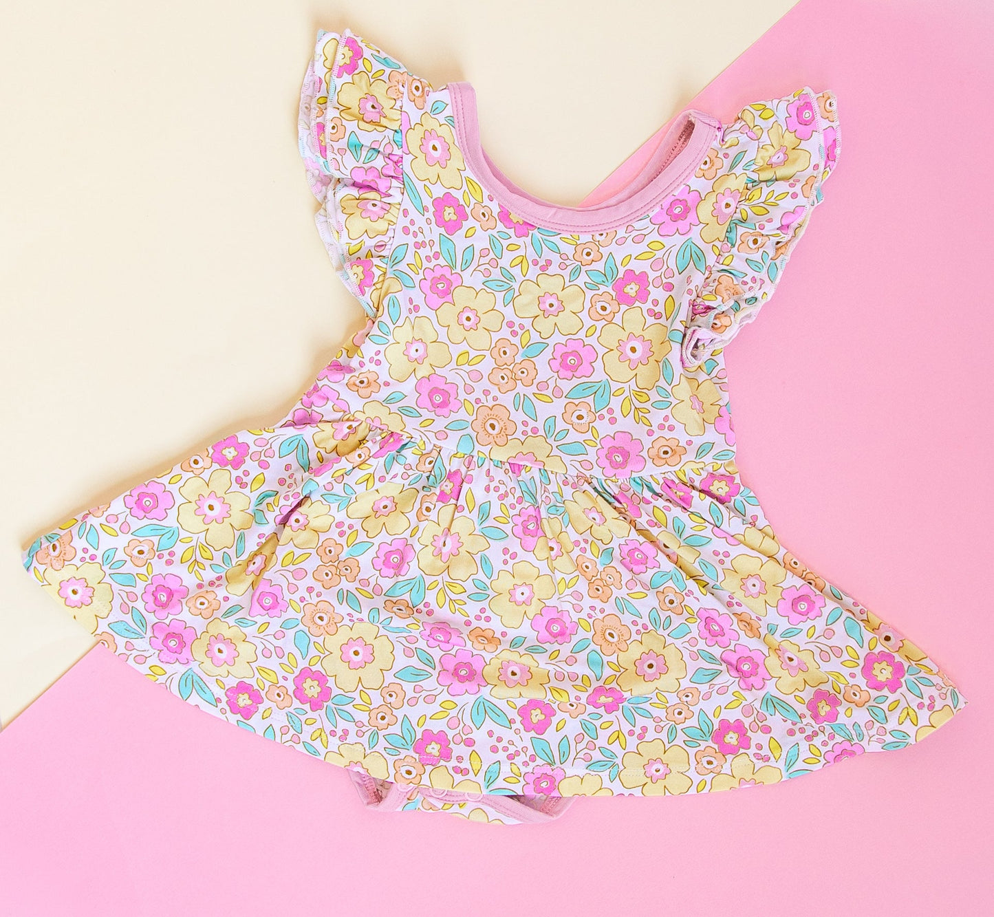 BLOOMIN' WILDFLOWERS DREAM BODYSUIT DRESS