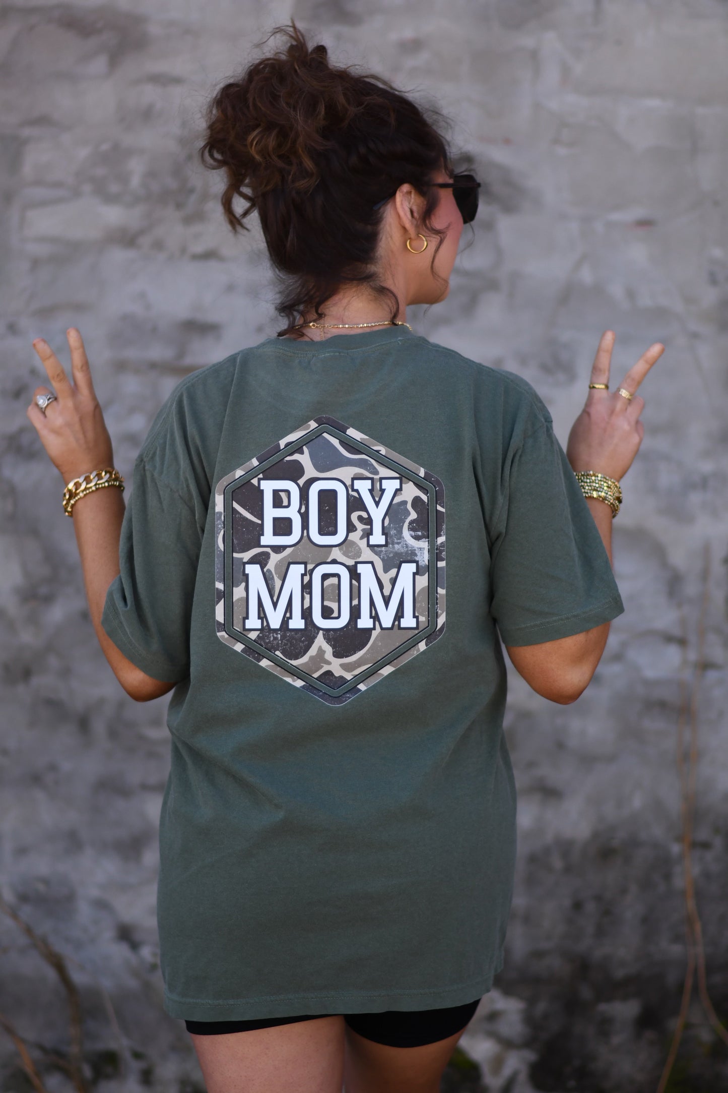 Boy Mom Camo Tee