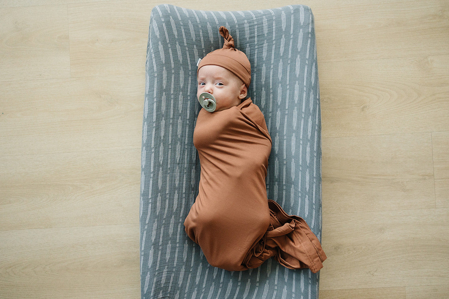 Rust Bamboo Stretch Swaddle