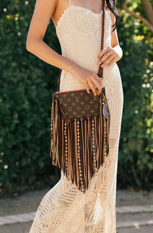 NOMAD DIRTY BLONDE VINTAGE BOHO BAG