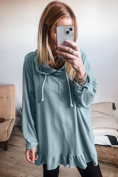 Blue Tunic Hoodie