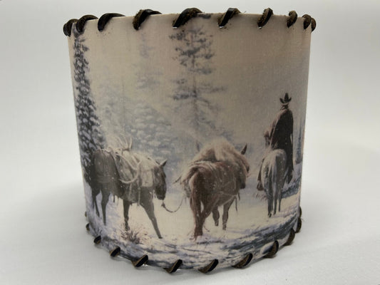 Winter Hunt Lampshade