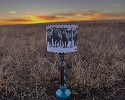 Angus Cattle Herd Lampshade