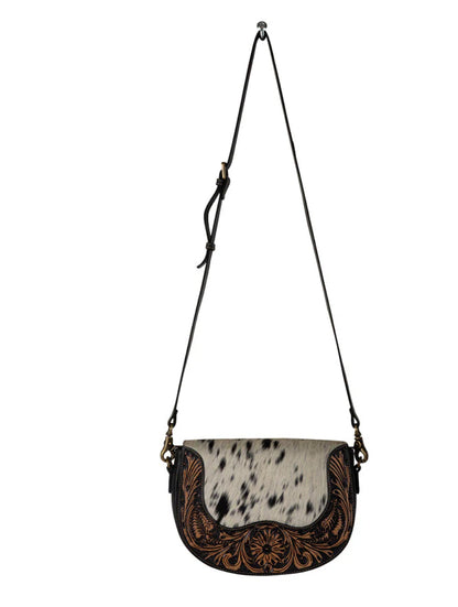 Rio Swoop Botton Hand Tooled Bag