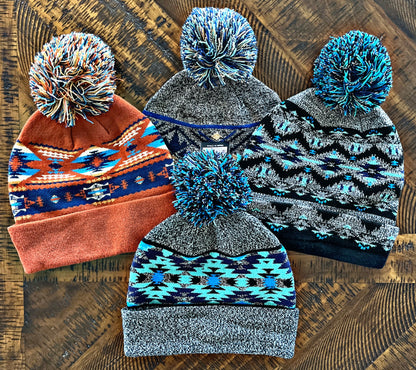 Southwest Print Beanies