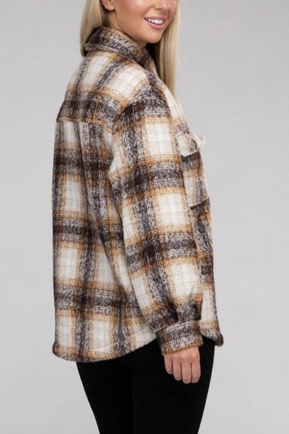 The Tylar Cozy Flannel Shacket