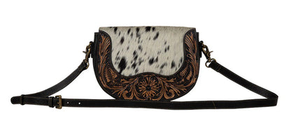 Rio Swoop Botton Hand Tooled Bag