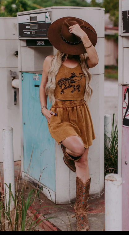 Bronc Bustin Weekend 2 Piece Crop Set