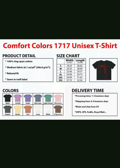Let Alone Three  Comfort Color T-Shirt