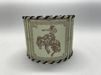 Bandana Bronc Sage and Brown Lampshade