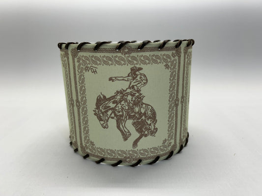 Bandana Bronc Sage and Brown Lampshade