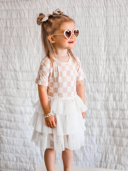 SANDY CHECKERS DREAM TUTU DRESS