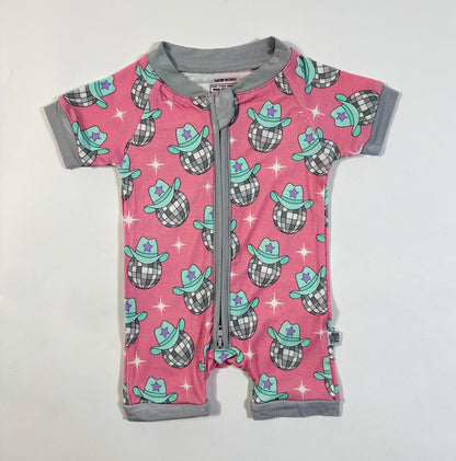 Disco Cowgirl Bamboo Shortie Romper