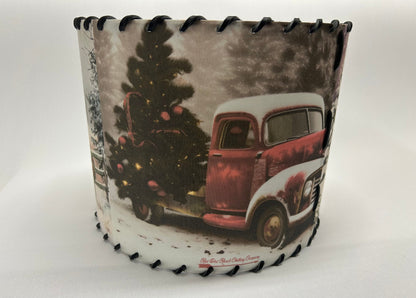 Old Red Truck Lampshade