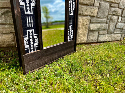 Aztec Body Mirrors: Black