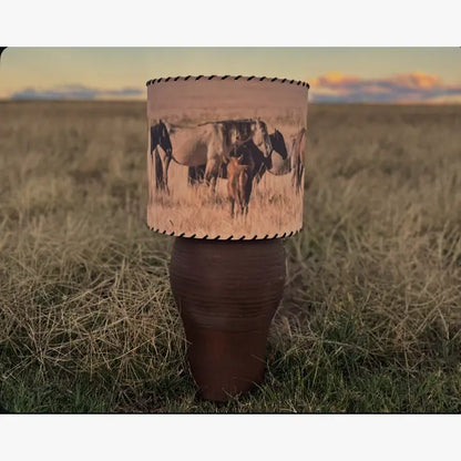 Pasture Horses Lampshade
