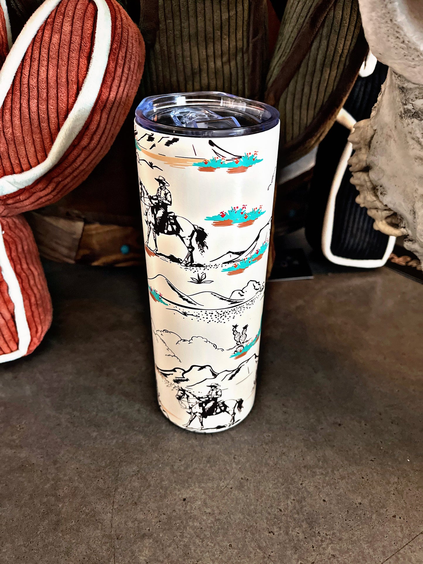 Western Printed 20 oz Travel Cups