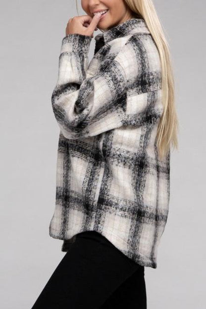 The Tylar Cozy Flannel Shacket