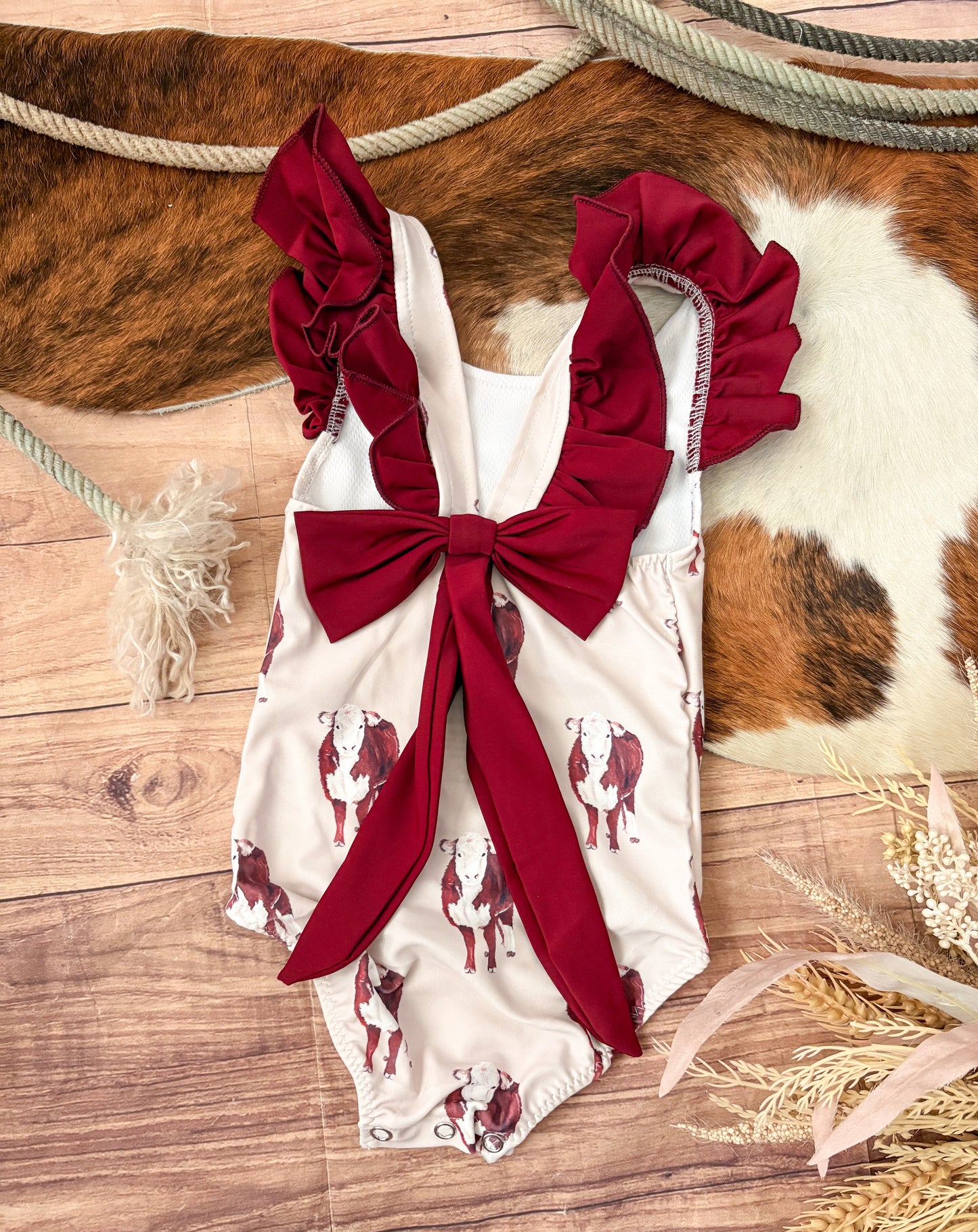 Hereford One Piece Bow Swimsuit