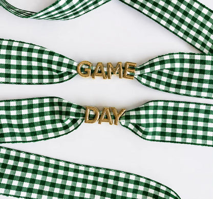 Game Day Gingham Shoe Laces *PRE ORDER*