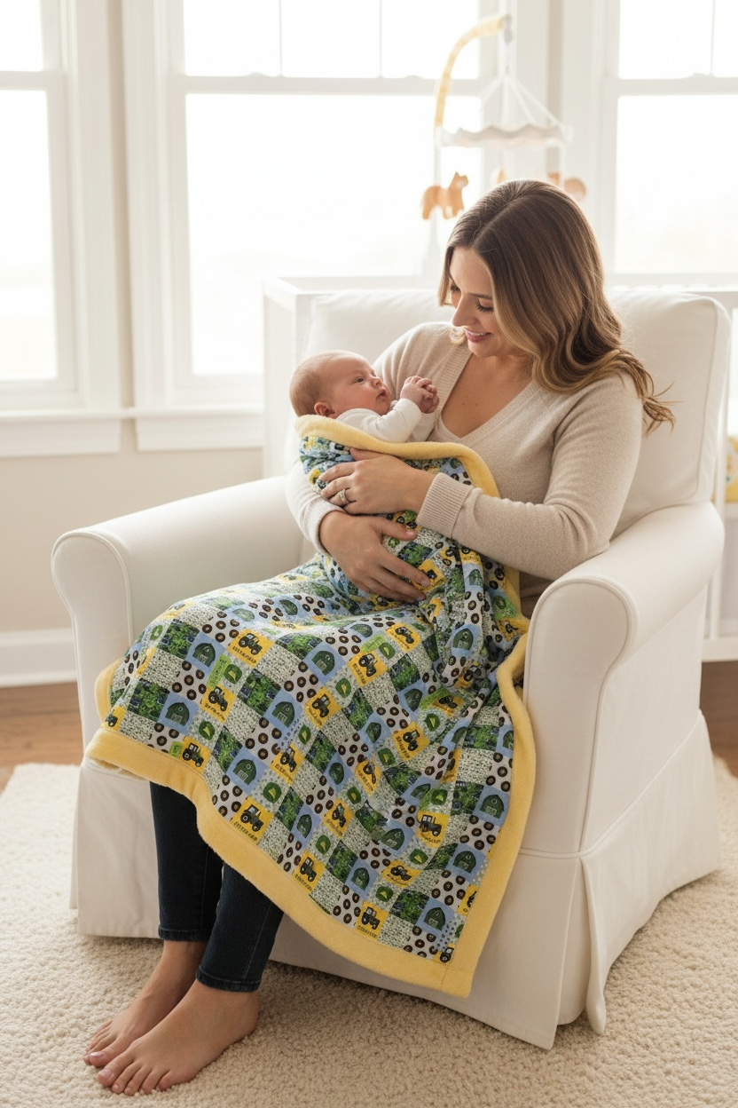 51" X 60 Little Man/John Deere Blanket