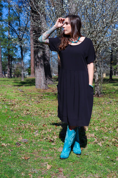 Brown Eyed Girl Scoop Neck Dress