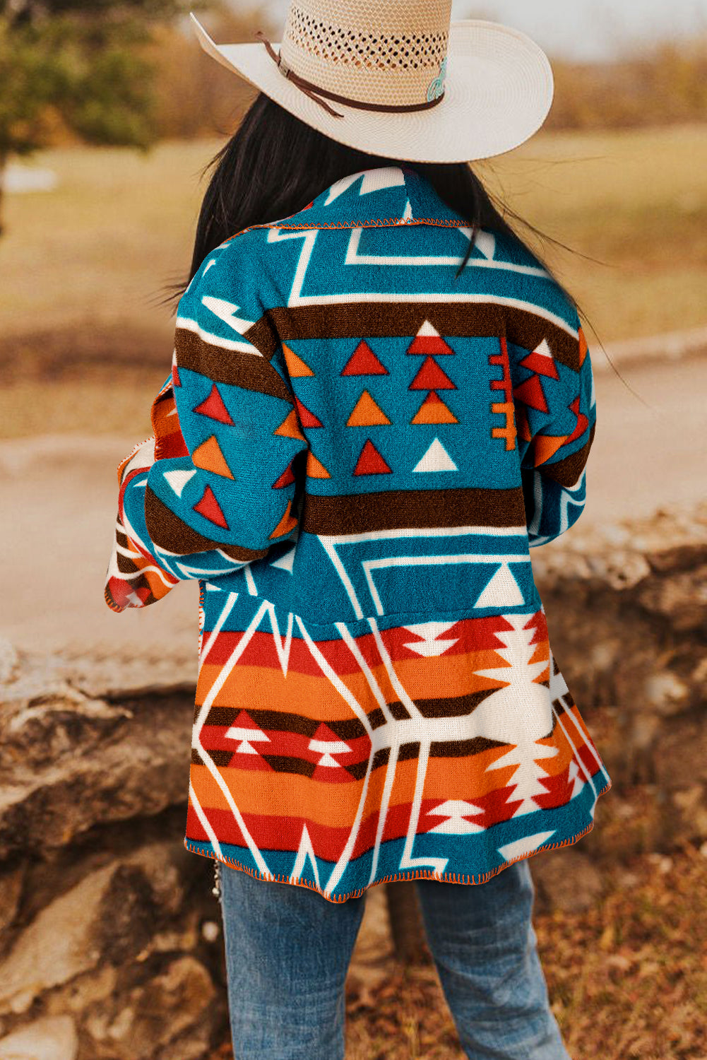 Aztec Print Jacket