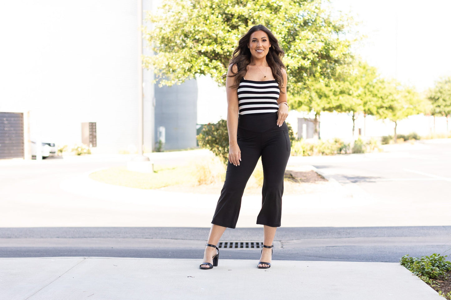 Ready to Ship |  The Faith - Tummy Control High Waisted Guacho Pants