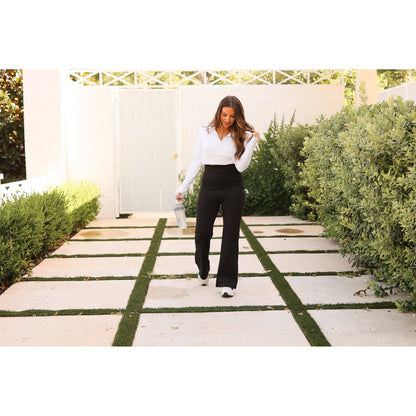 Ready to Ship | The Deluxe Paige Fold-over, Sculpting Leggings - Luxe Leggings by Julia Rose®