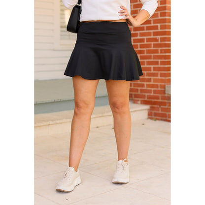 Ready to Ship | The Brielle Black Skort
