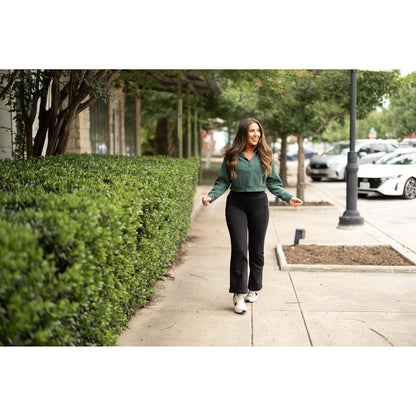 Ready to Ship | The Charlotte Fleece Bootcut