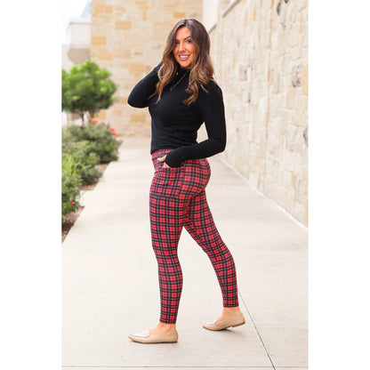 Ready to Ship | The Holly Plaid Leggings