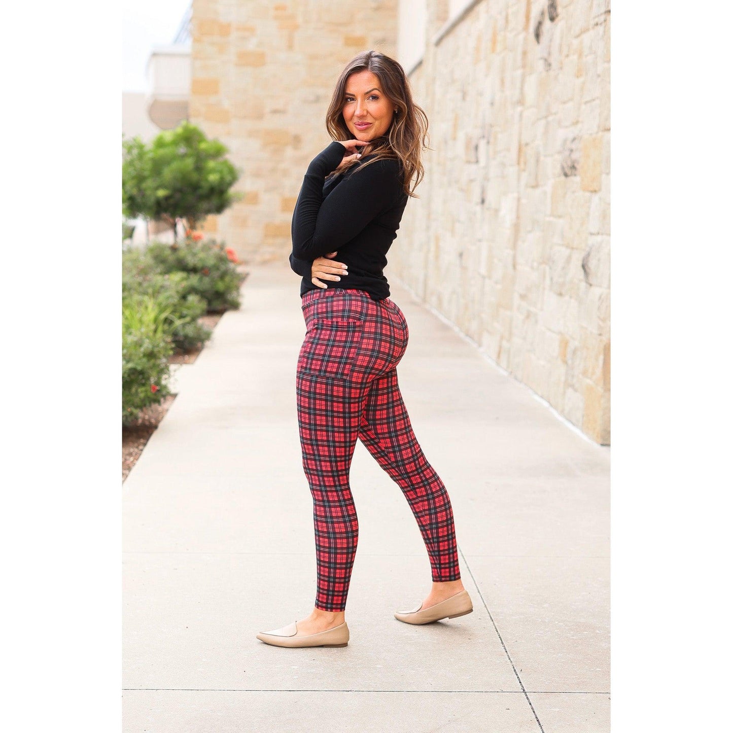 Ready to Ship | The Holly Plaid Leggings