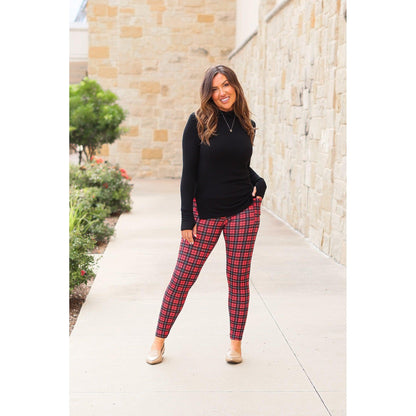 Ready to Ship | The Holly Plaid Leggings