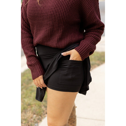 Ready to Ship | The Brielle Black Skort