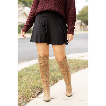 Ready to Ship | The Brielle Black Skort