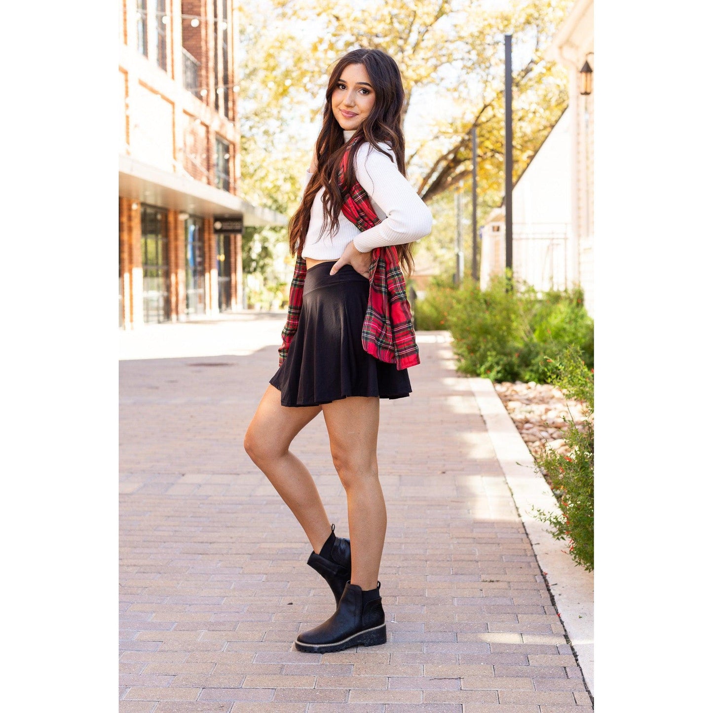 Ready to Ship | The Brielle Black Skort