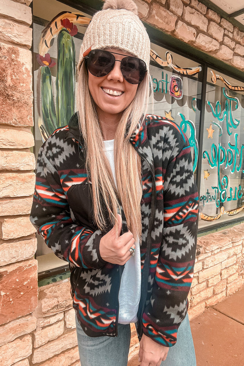 Black Aztec Jacket