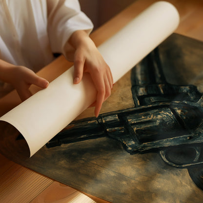 Kiss Kiss Bang Bang Western Print