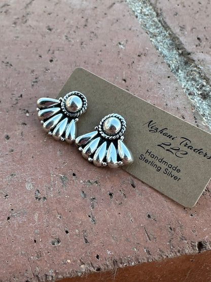 Nizhoni “The Backroads” Sterling Silver Post Earrings Handmade