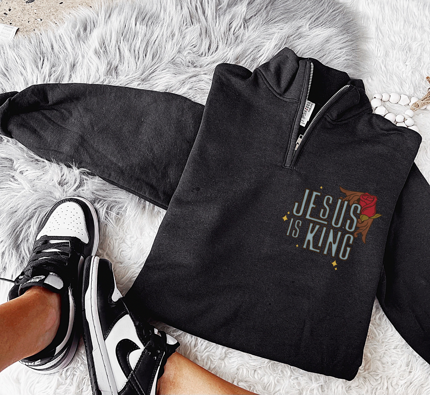 Jesus Is King Quarter Zip