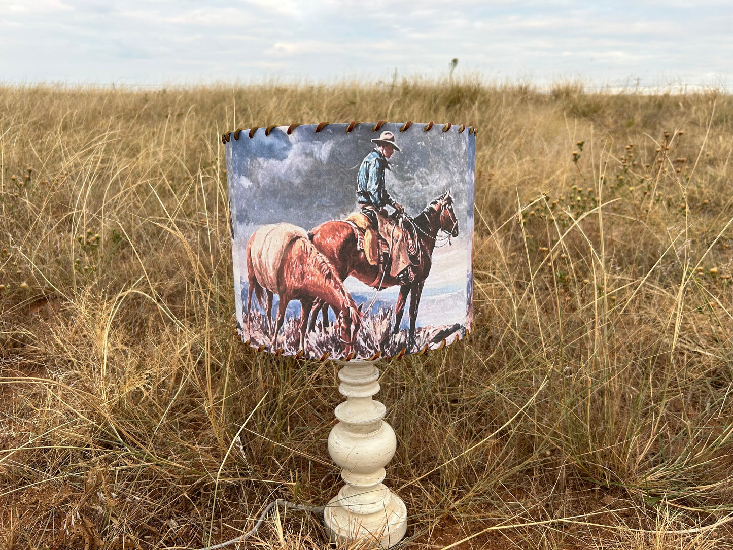 RDR Eldorado Cowboy Lampshade Large
