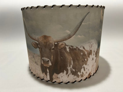 Longhorn Cow Lampshade
