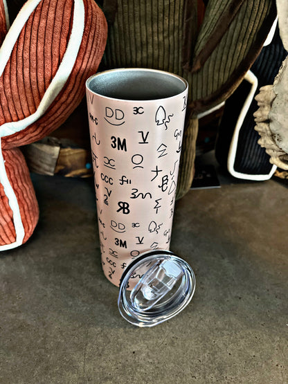 Western Printed 20 oz Travel Cups