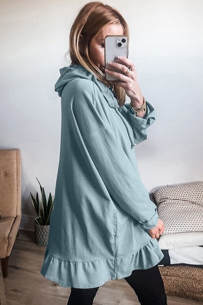 Blue Tunic Hoodie