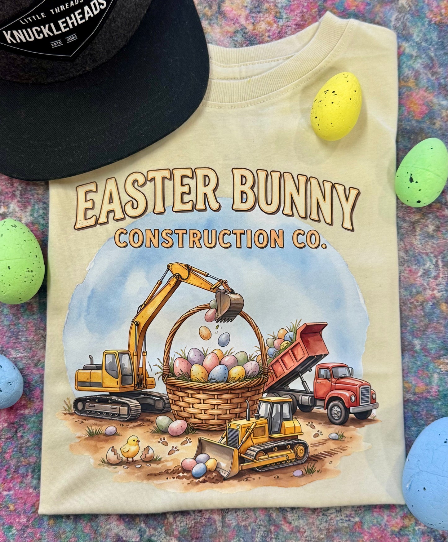 Easter Bunny Construction Co Tee