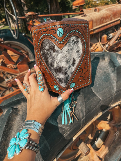 The Heart Throb Wallet a Haute Southern Hyde by Beth Marie Exclusive